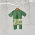 The Musim Collection Baby Baju Melayu 3 - in - 1 Borneo Print - Umbi