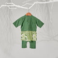 The Musim Collection Baby Baju Melayu 3 - in - 1 Borneo Print - Umbi