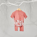 The Musim Collection Baby Baju Melayu 3 - in - 1 Harvest Print - Umbi