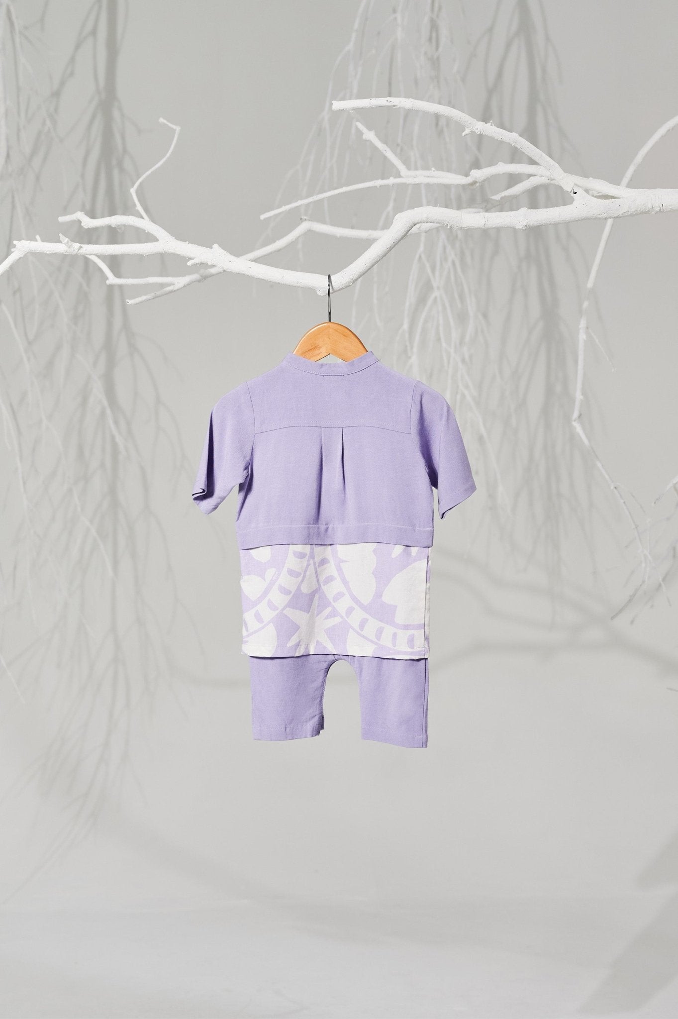 The Musim Collection Baby Baju Melayu 3 - in - 1 Winter Print - Umbi