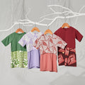 The Musim Collection Baby Kurung Dress Borneo Print - Umbi