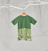 The Musim Collection Baby Kurung Dress Borneo Print - Umbi