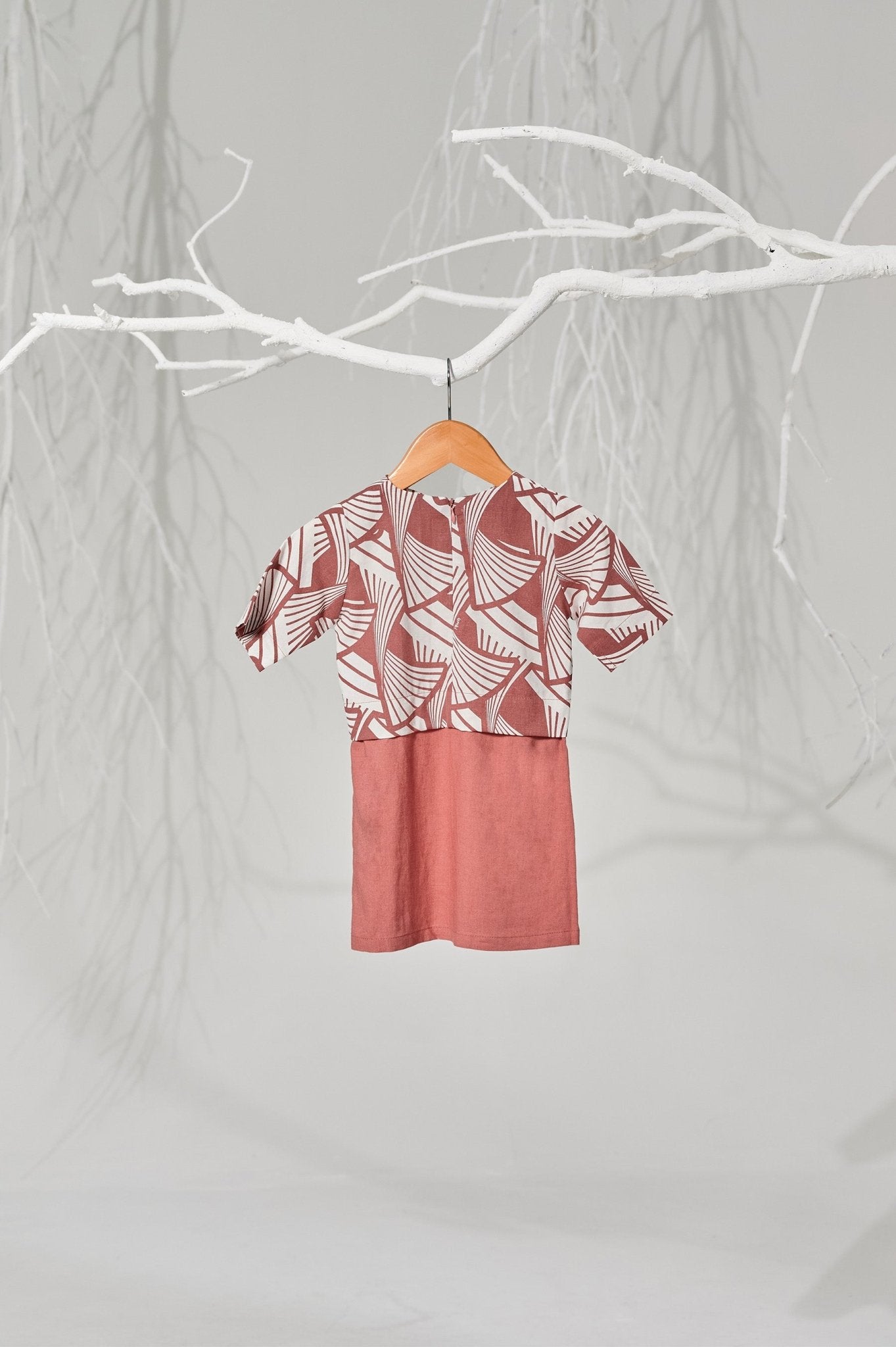 The Musim Collection Baby Kurung Dress Harvest Print - Umbi