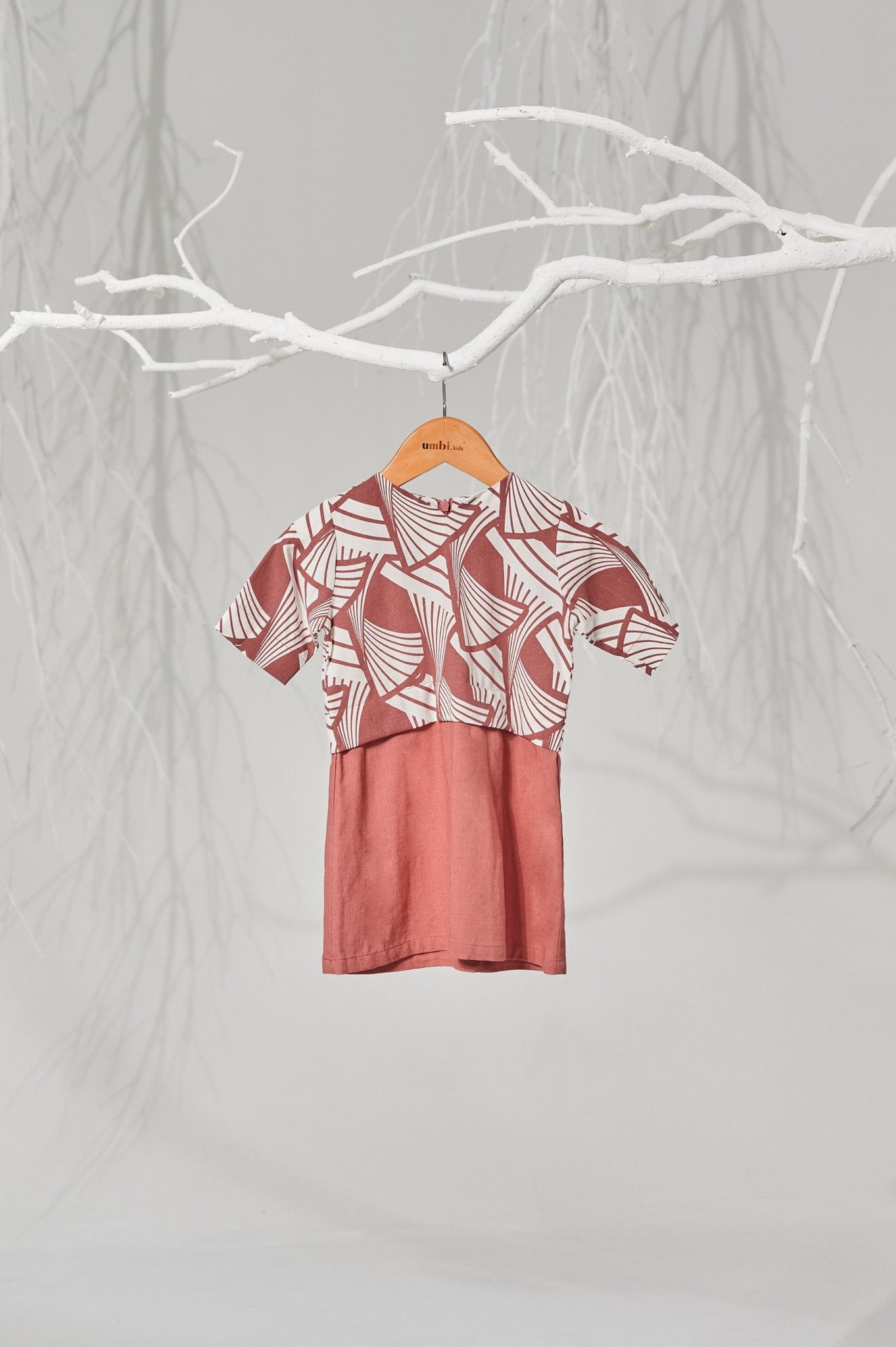 The Musim Collection Baby Kurung Dress Harvest Print - Umbi