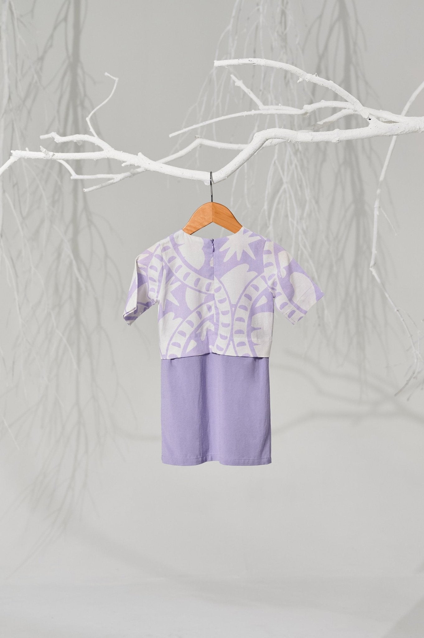 The Musim Collection Baby Kurung Dress Winter Print - Umbi