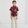 The Musim Collection Boy Sunday Shirt Autumn Print - Umbi