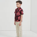 The Musim Collection Boy Sunday Shirt Autumn Print - Umbi