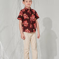 The Musim Collection Boy Sunday Shirt Autumn Print - Umbi