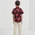The Musim Collection Boy Sunday Shirt Autumn Print - Umbi