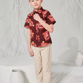 The Musim Collection Boy Sunday Shirt Autumn Print - Umbi