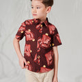 The Musim Collection Boy Sunday Shirt Autumn Print - Umbi