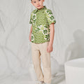 The Musim Collection Boy Sunday Shirt Borneo Print - Umbi