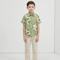 The Musim Collection Boy Sunday Shirt Borneo Print - Umbi