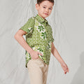 The Musim Collection Boy Sunday Shirt Borneo Print - Umbi