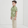The Musim Collection Boy Sunday Shirt Borneo Print - Umbi