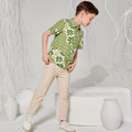 The Musim Collection Boy Sunday Shirt Borneo Print - Umbi