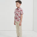 The Musim Collection Boy Sunday Shirt Harvest Print - Umbi