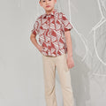 The Musim Collection Boy Sunday Shirt Harvest Print - Umbi
