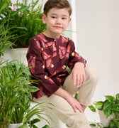 The Musim Collection Boy Teluk Belanga Autumn Print - Umbi