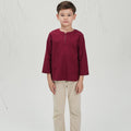 The Musim Collection Boy Teluk Belanga Burgundy - Umbi