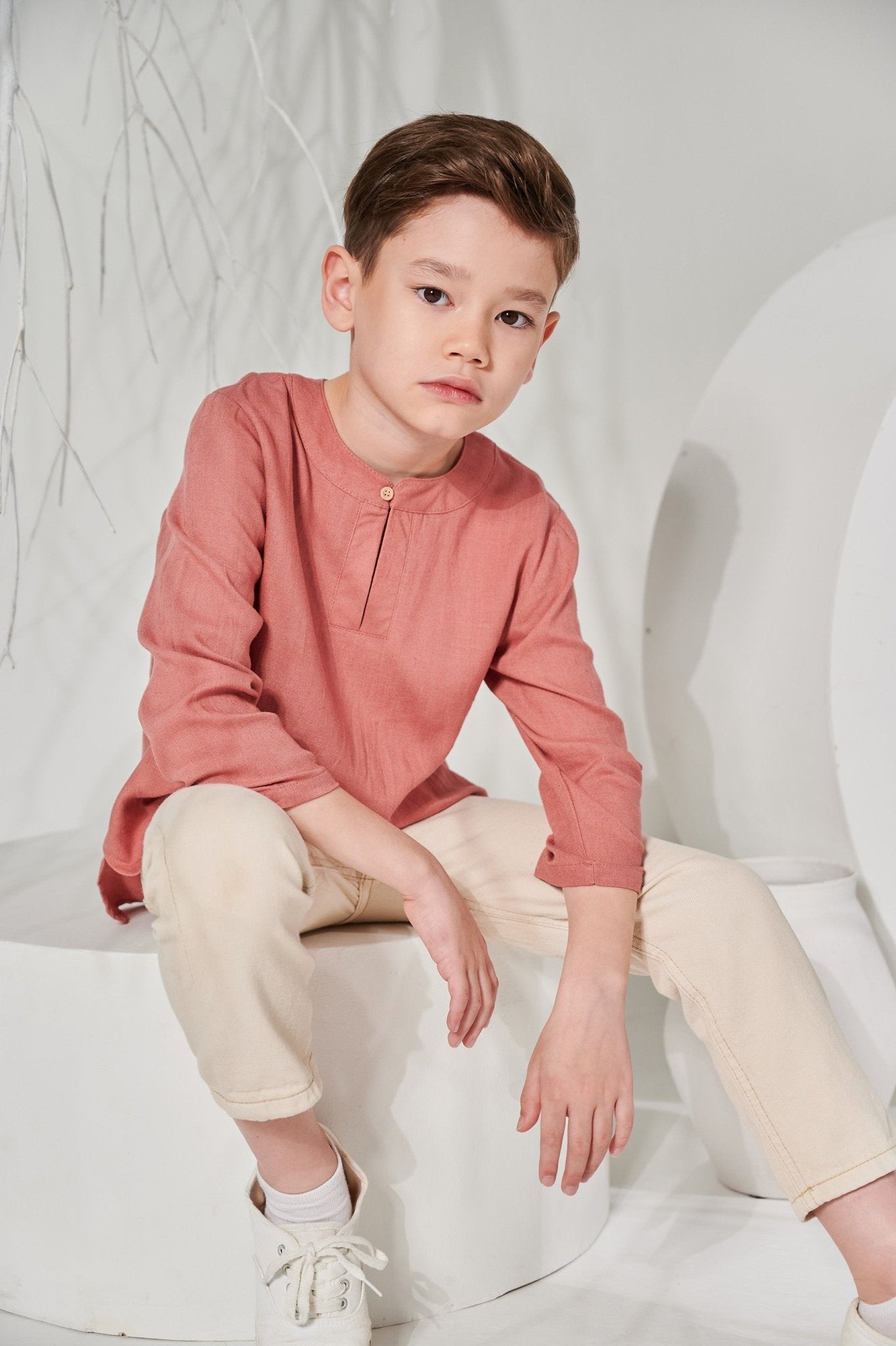 The Musim Collection Boy Teluk Belanga Dusty Rose - Umbi