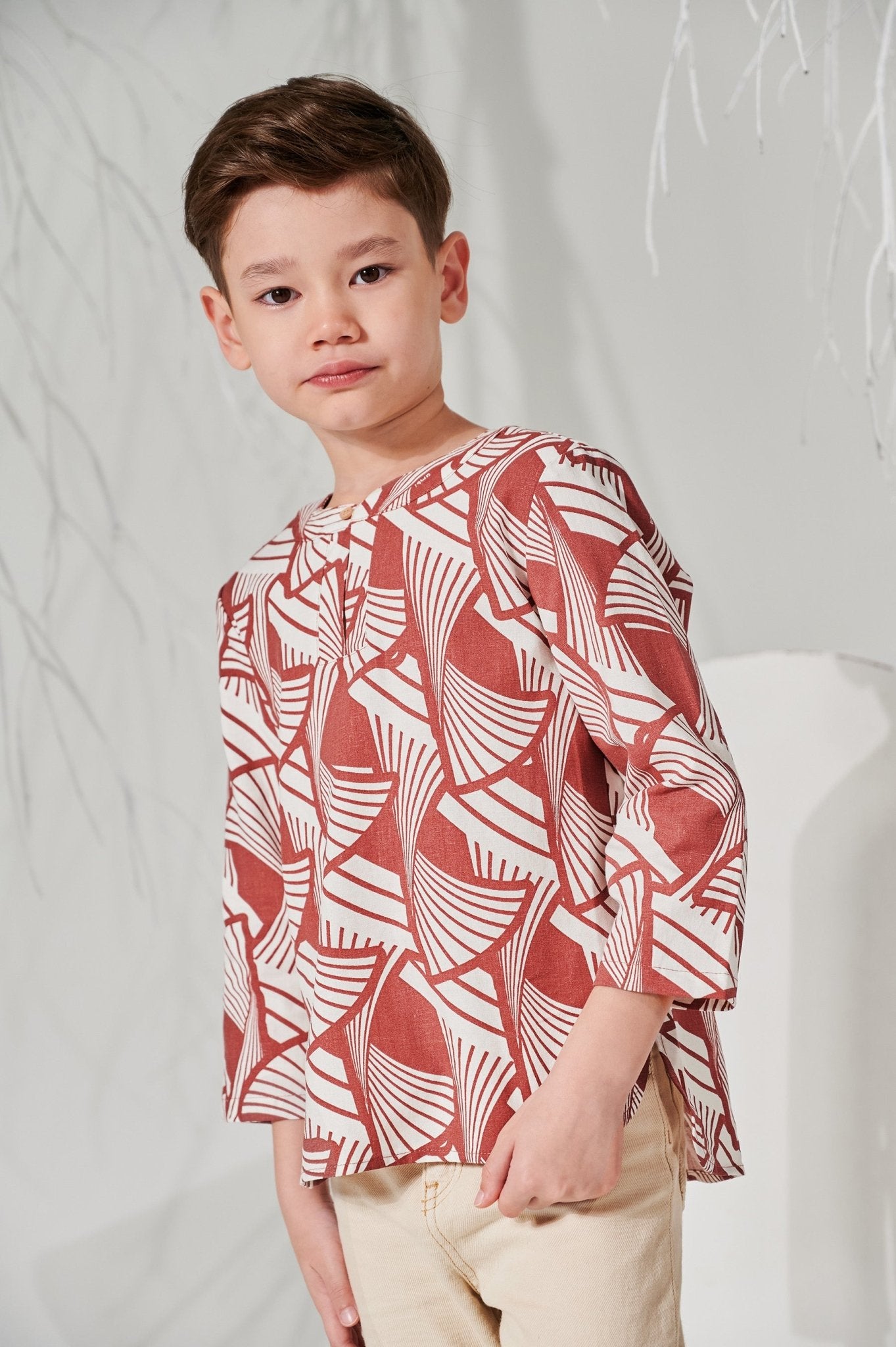 The Musim Collection Boy Teluk Belanga Harvest Print - Umbi