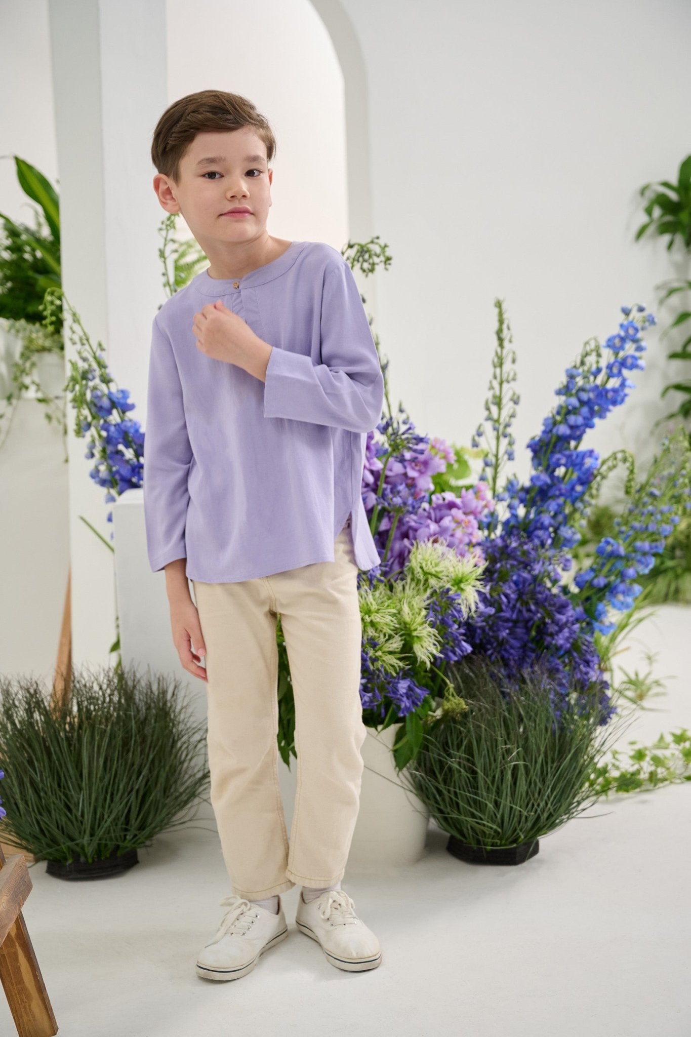 The Musim Collection Boy Teluk Belanga Lilac - Umbi