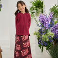 The Musim Collection Girl Classic Skirt Autumn Print - Umbi