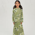 The Musim Collection Girl Classic Skirt Borneo Print - Umbi