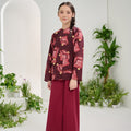 The Musim Collection Girl Classic Skirt Burgundy - Umbi