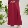 The Musim Collection Girl Classic Skirt Burgundy - Umbi