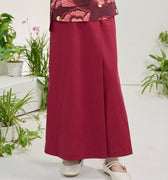 The Musim Collection Girl Classic Skirt Burgundy - Umbi