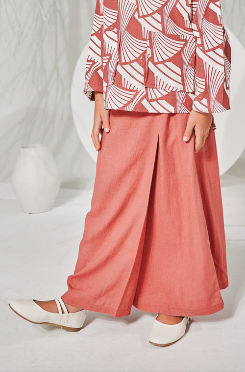 The Musim Collection Girl Classic Skirt Dusty Rose