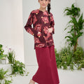 The Musim Collection Girl Kurung Top Autumn Print - Umbi