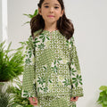 The Musim Collection Girl Kurung Top Borneo Print - Umbi