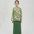 The Musim Collection Girl Kurung Top Borneo Print - Umbi