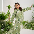 The Musim Collection Girl Kurung Top Borneo Print - Umbi