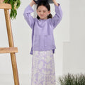 The Musim Collection Girl Kurung Top Lilac - Umbi
