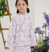 The Musim Collection Girl Kurung Top Winter Print - Umbi