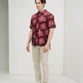 The Musim Collection Men Holiday Shirt Autumn Print - Umbi