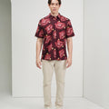The Musim Collection Men Holiday Shirt Autumn Print - Umbi