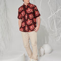 The Musim Collection Men Holiday Shirt Autumn Print - Umbi