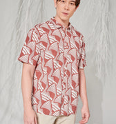 The Musim Collection Men Holiday Shirt Harvest Print - Umbi