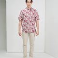 The Musim Collection Men Holiday Shirt Harvest Print - Umbi