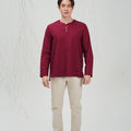 The Musim Collection Men Teluk Belanga Burgundy - Umbi