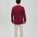 The Musim Collection Men Teluk Belanga Burgundy - Umbi