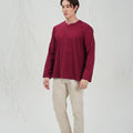 The Musim Collection Men Teluk Belanga Burgundy - Umbi