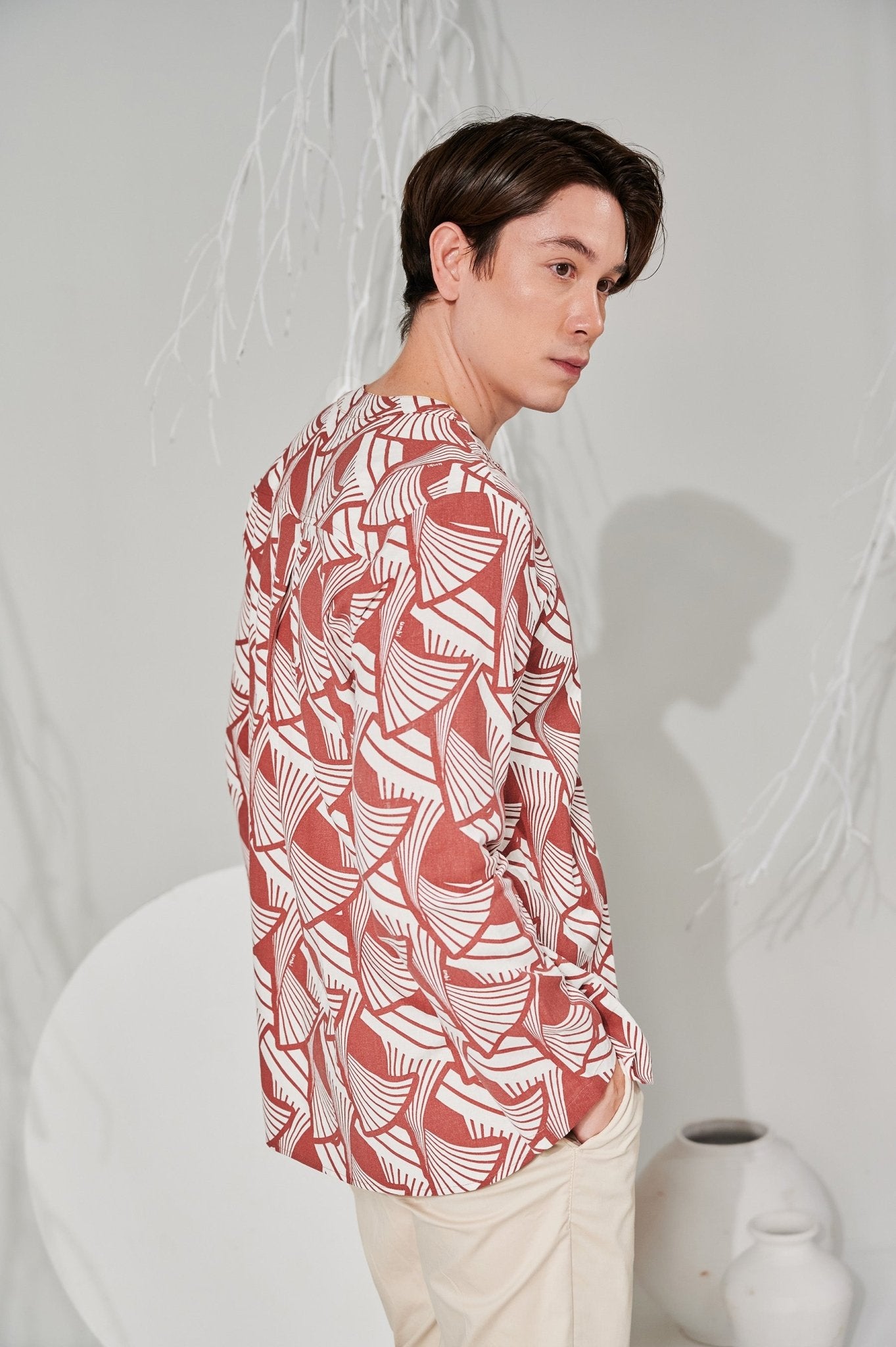The Musim Collection Men Teluk Belanga Harvest Print - Umbi