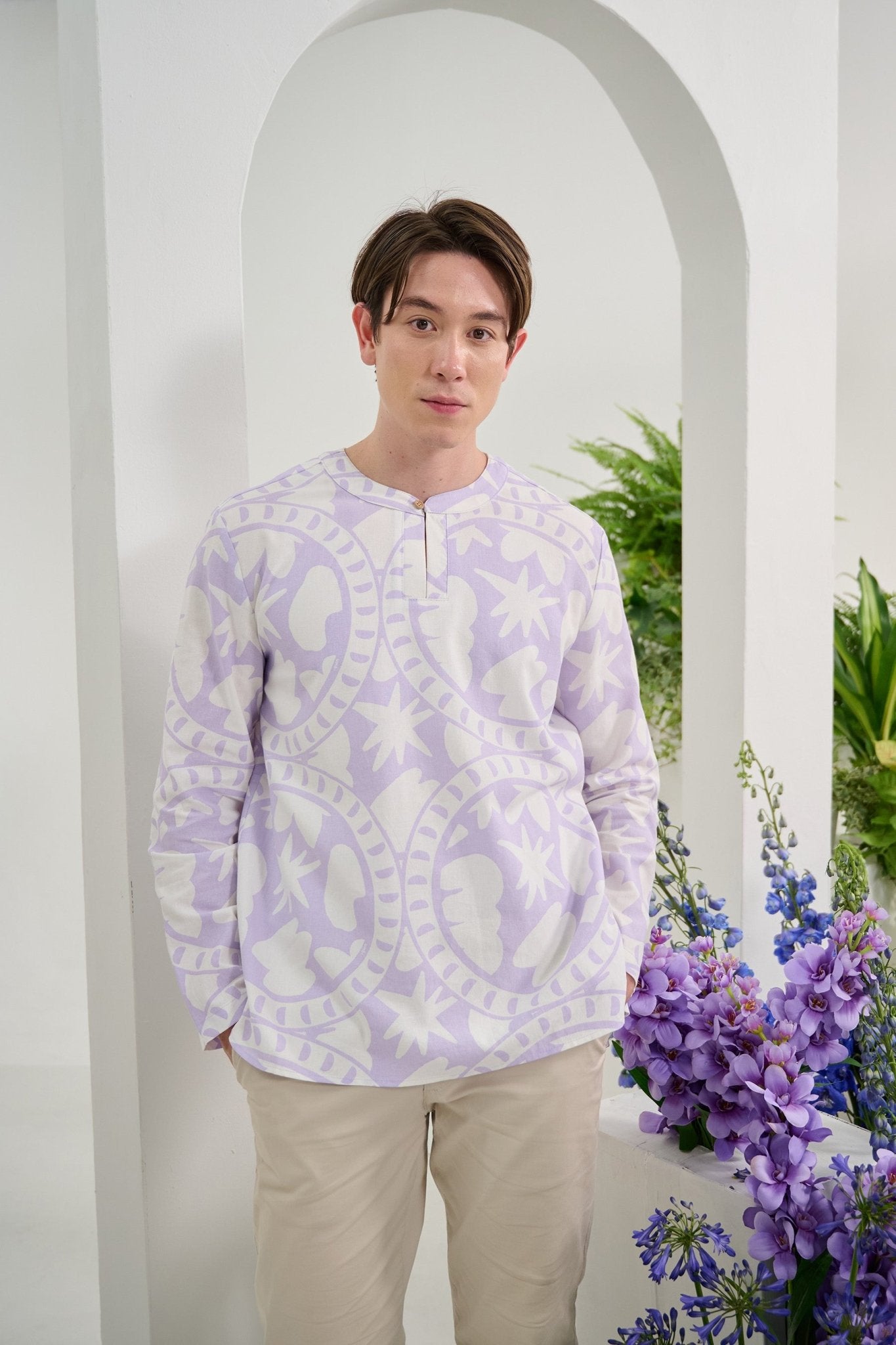 The Musim Collection Men Teluk Belanga Winter Print - Umbi