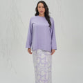 The Musim Collection Women Boxy Top Lilac - Umbi